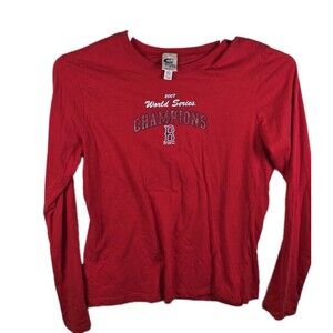 BOSTON RED SOX'S Women Large "World Series Champions 2007" T-Shirt‎